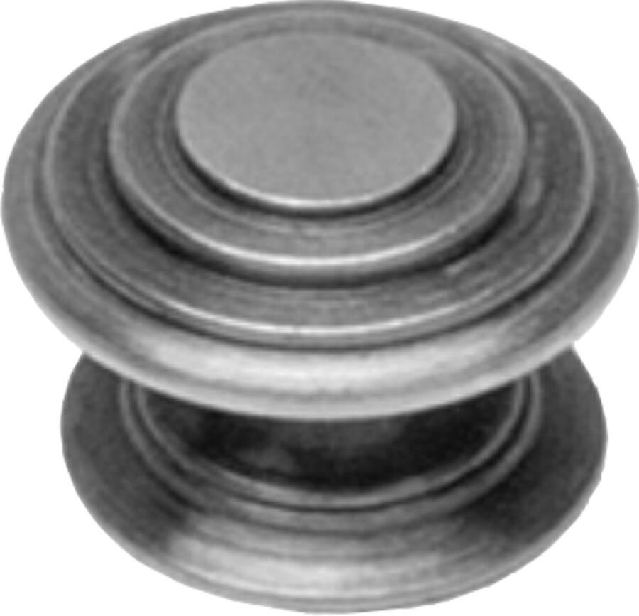 STARX Knop punt-cylindrisch 25mm grijs