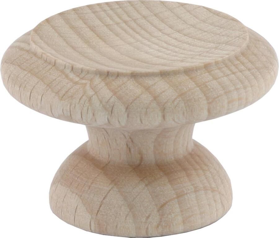 STARX Knop rond hol 40mm beuken