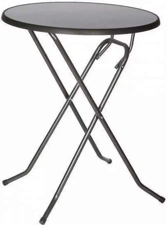 Statafelshop Hudson Statafel Antraciet Ø85x107 cm