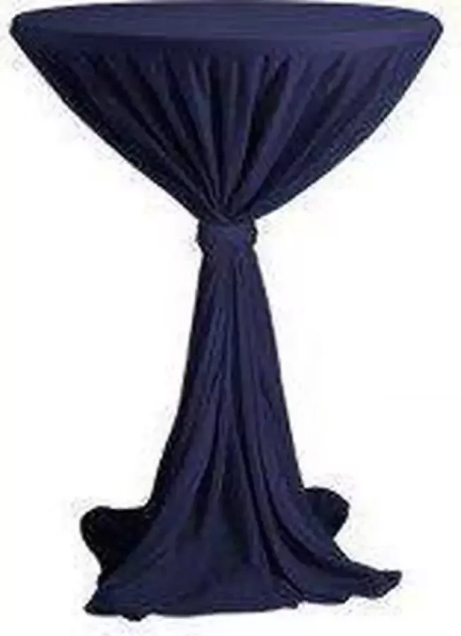 Statafelshop Statafelrok Blauw Ø85 cm