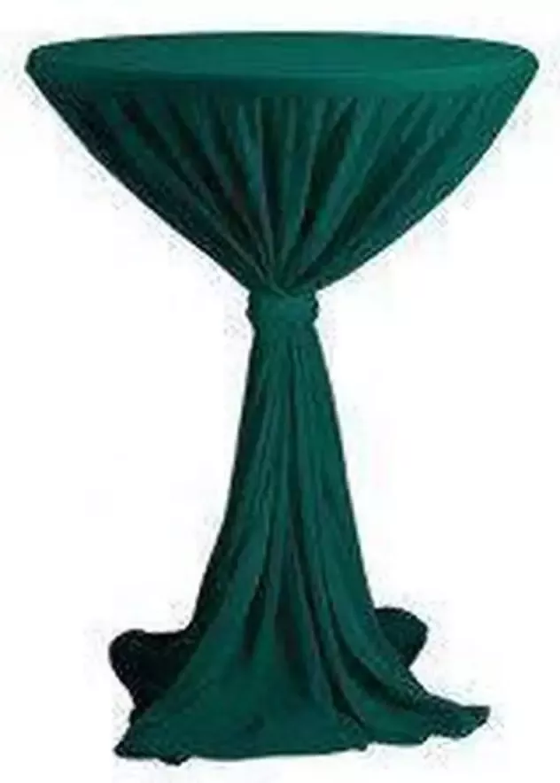 Statafelshop Statafelrok Groen Ø85 cm