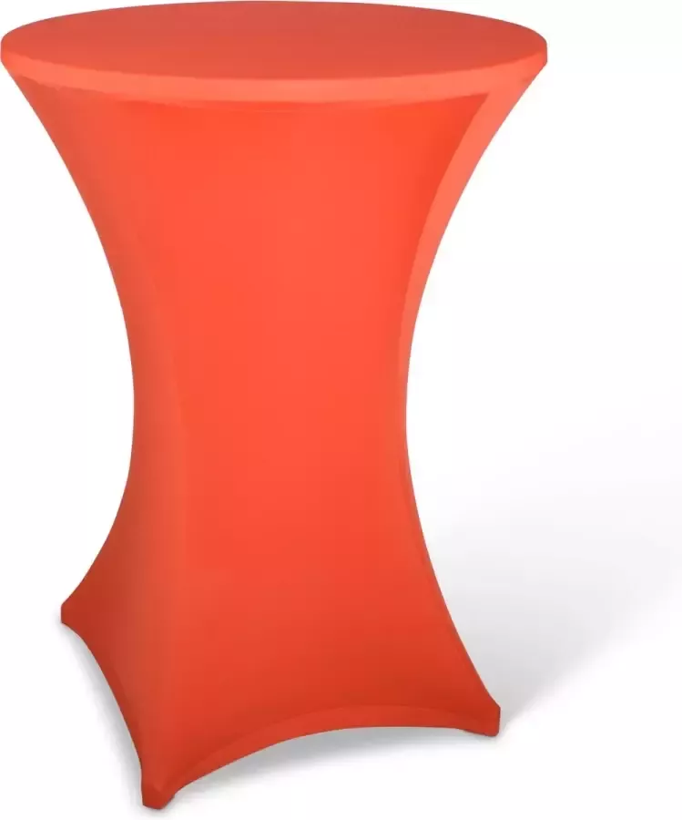 Statafelshop Statafelrok Oranje Ø85 cm