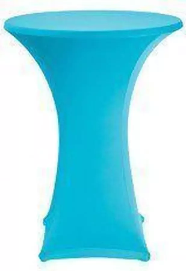 Statafelshop Statafelrok Aqua Blauw Ø85 cm