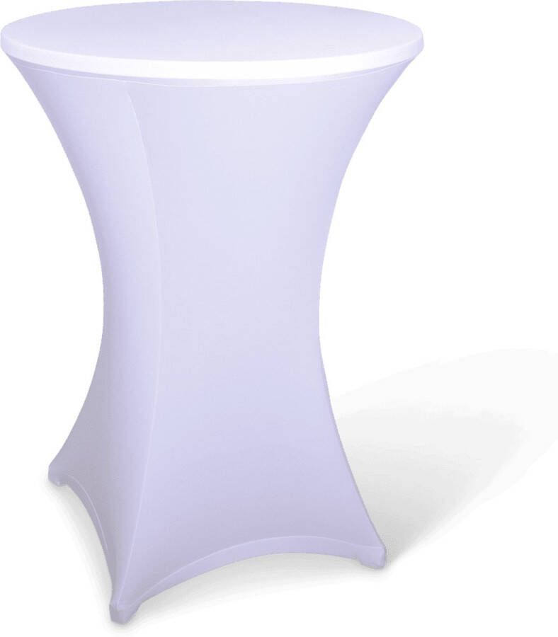 Statafelshop Statafelrok Wit Ø85 cm