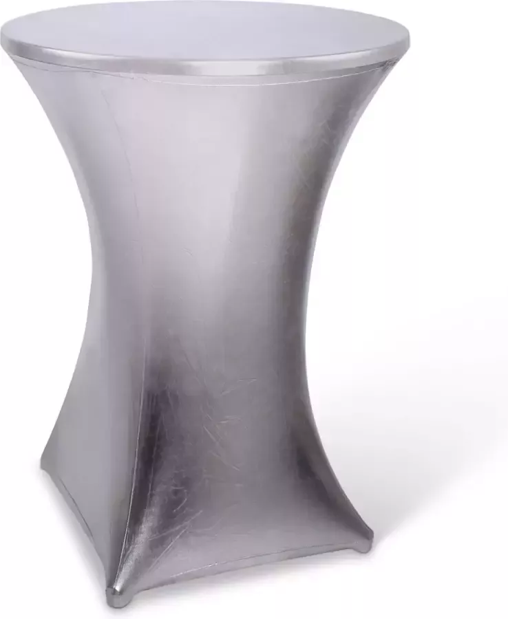 Statafelshop Statafelrok Zilver Ø85 cm