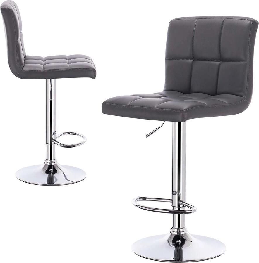 SteeFly Moderne Barkruk Draaibare Barkruk Met Rugleuning Verstelbare Hoogte Barstoel Voor Thuis Pub Keuken Aanrecht