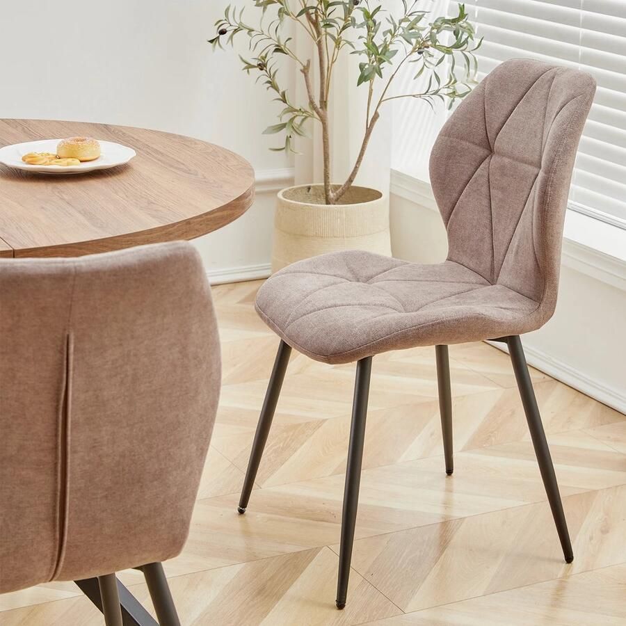 SteeFly Ronde Bijzettafel Massief Houten Eettafel Ronde Tafel Voor Uw Balkon en of Woonkamer ∅100Cm 76.5cm Hoog
