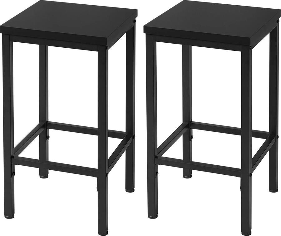 Barkrukken Set Van 2 Nordic Barkruk Luxe Barkrukken Industrieel Zwart