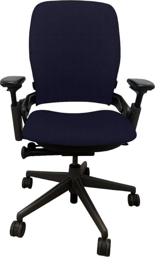 Steelcase Leap V2 Full Option donker blauw ergonomische bureaustoel 5 jaar garantie