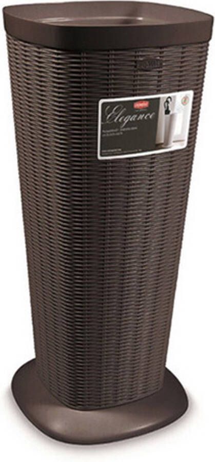 Stefanplast Bruine parapluhouder kunststof 57 cm Parapluhouders paraplubakken Paraplu uitlekbak