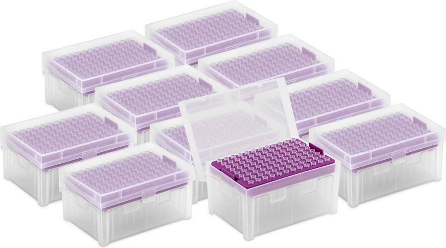 Steinberg Systems Pipettips 10 ml DNAse RNAse-vrij in pipettipdoosje 10 x 96 tips