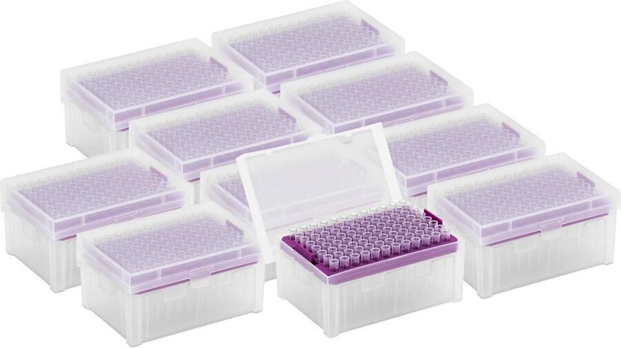 Steinberg Systems Pipettips 200 µl DNase RNase-vrij in pipettipdoosje 10 x 96 st