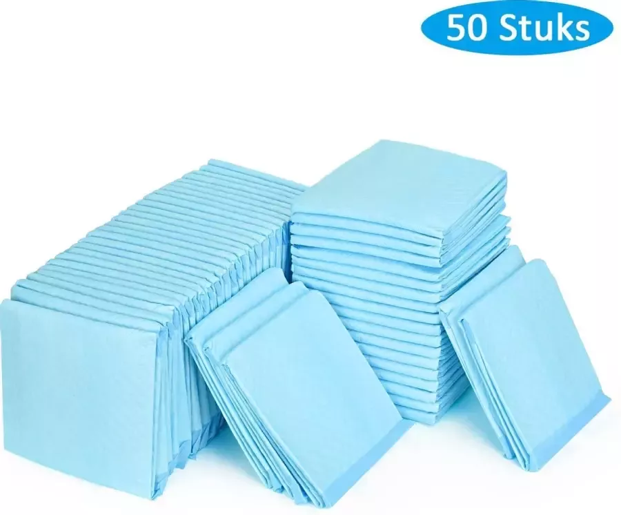 Stelleriana Waterproof Absorptie Doeken Van 45 x 60 cm Als Beschermers Van Bed Matras Tegen Incontinentie. 50 Stuks Absorberende Onderleggers Pads