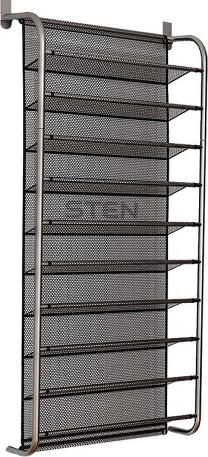 Sten Schoenenrek deur Geschikt voor alle Deuren Schoenen opbergsysteem Tot 30 paar 4 Hangmethodes - Foto 2