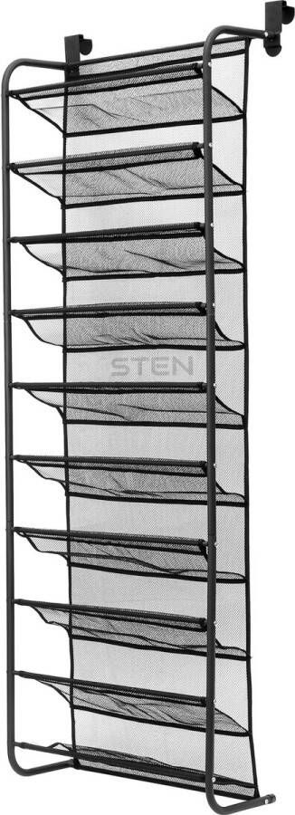 Sten Schoenenrek deur Geschikt voor alle Deuren Schoenen opbergsysteem Tot 30 paar 4 Hangmethodes