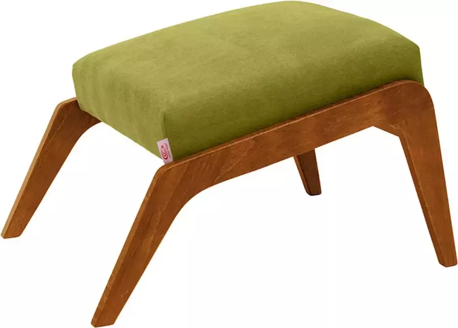Sternzeit-design Sternzeit Voetenbank Apollo lounge stof groen