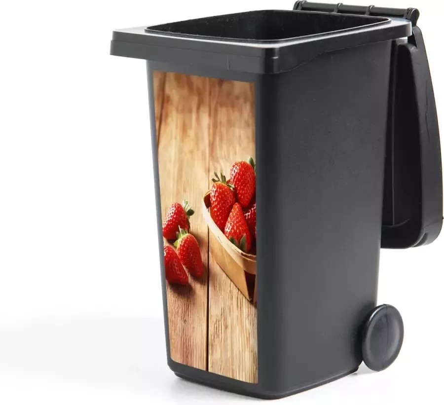 StickerSnake Container sticker Aardbei Tafel Fruit 44x98 cm Kliko sticker