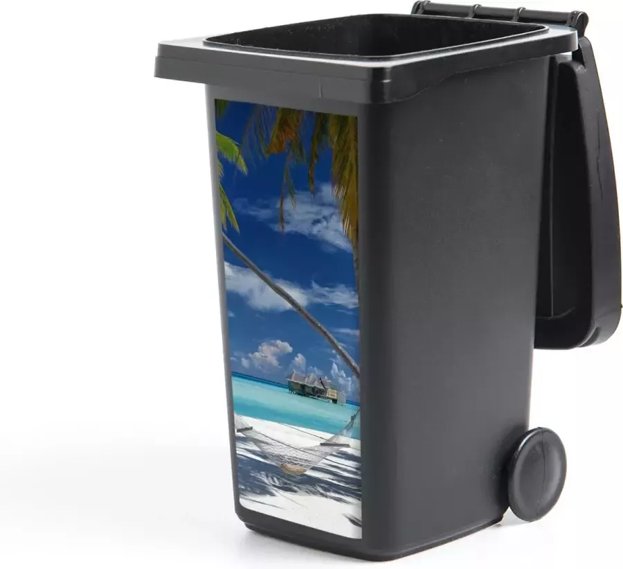 StickerSnake Container sticker Strand Zomer Hangmat 38x80 cm Kliko sticker