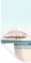 StickerSnake Muurstickers Sticker Folie Parasol Strand Zee Wolken 160x120 cm Plakfolie Muurstickers Kinderkamer Zelfklevend Behang XXL Zelfklevend behangpapier Stickerfolie - Thumbnail 2