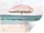 StickerSnake Muurstickers Sticker Folie Parasol Strand Zee Wolken 80x120 cm Plakfolie Muurstickers Kinderkamer Zelfklevend Behang Zelfklevend behangpapier Stickerfolie - Thumbnail 2