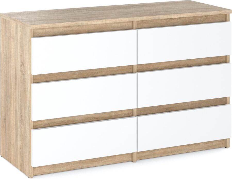 Stiv-Meble AZ Home Ladekast 6 Laden HUGO 100cm Eik Sonoma