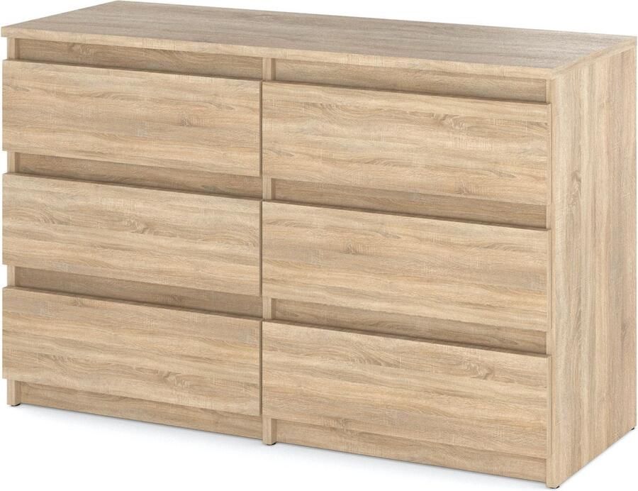 Stiv-Meble AZ Home Ladekast 6 Laden HUGO 100cm Sonoma Eik