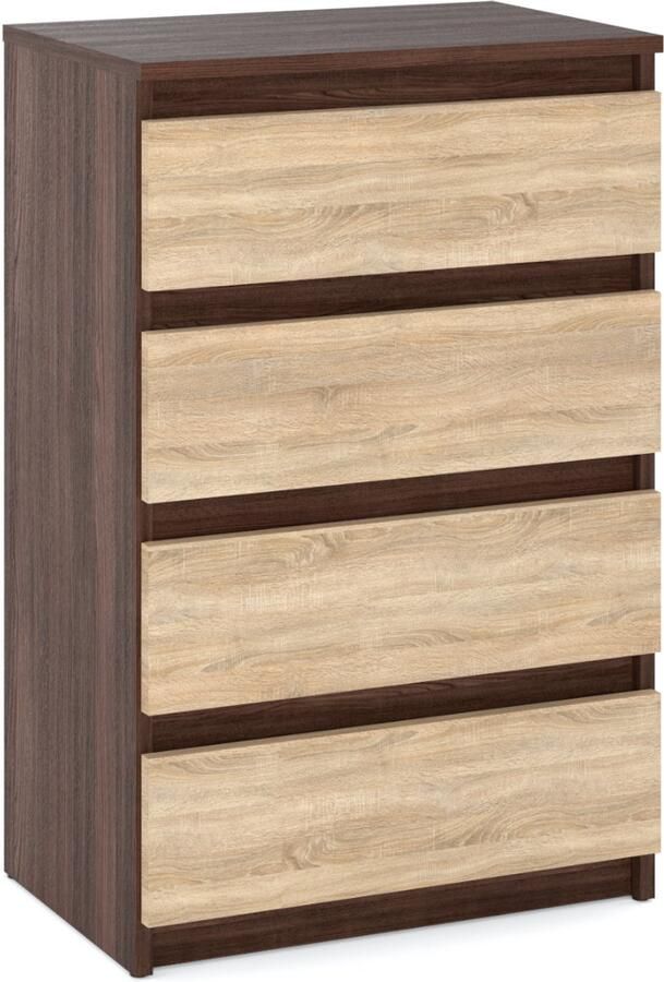 Stiv-Meble Ladekast 60 CM 4S TV-meubel Wenge Sonoma Eiken Woonkamermeubel