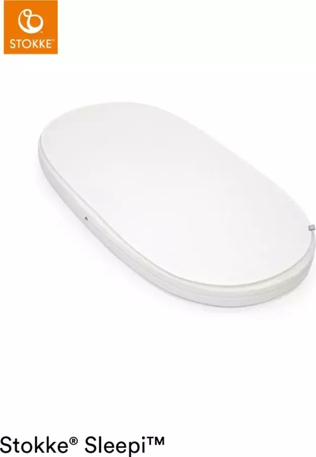 Stokke Sleepi Beschermlaken V3 Wit Beschermt de matras tegen ongelukken en morsen Compatibel met de Sleepi Matras V3 Buitenkant gemaakt van ademend 3D Mesh Machinewasbaar - Foto 2