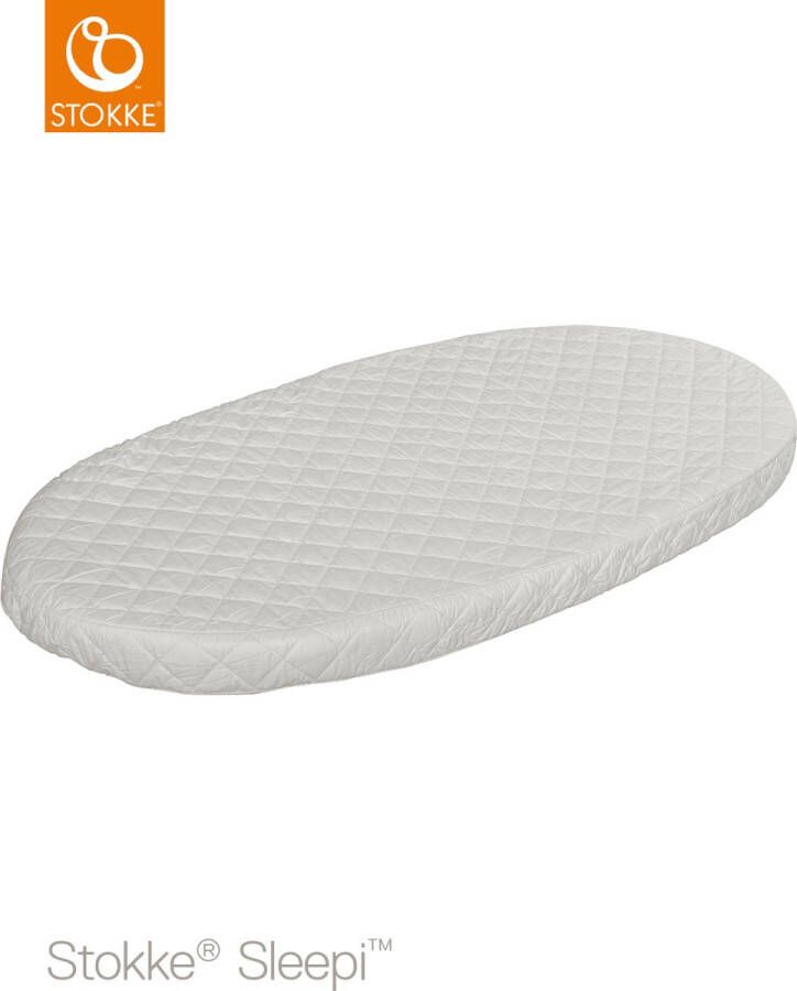 Stokke Sleepi Matras Natuurlijk Wit Schuimmatras voor wieg bed Biedt comfort en ondersteuning voor kinderen Inclusief niet-giftige hoes - Foto 2