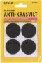 Stolz Anti-krasvilt zelfklevend Krasviltjes Rond Vloer- en meubelbeschermers 8 stuks 4 x 4 cm - Thumbnail 2