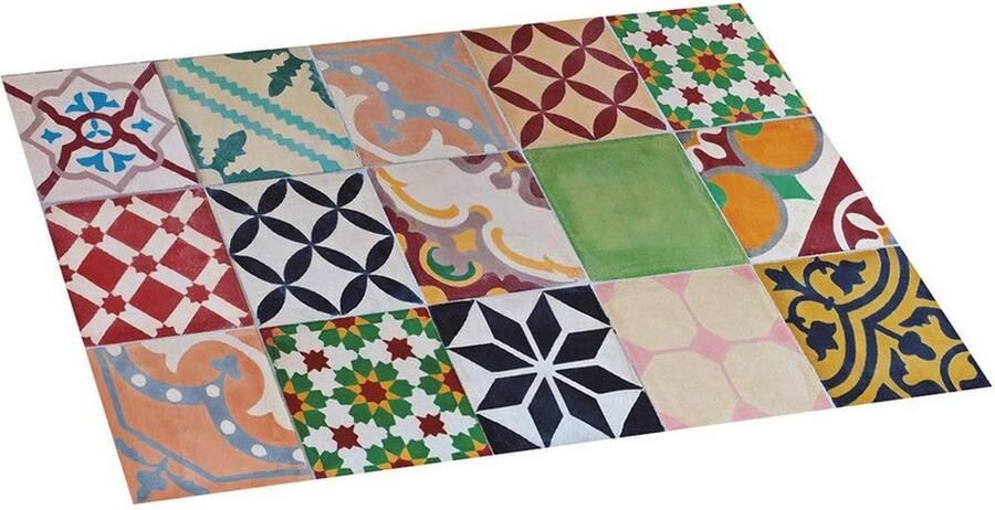 Stor Planet Tapijt Multicolour Mozaïek 100 % PVC (45 x 75 cm)