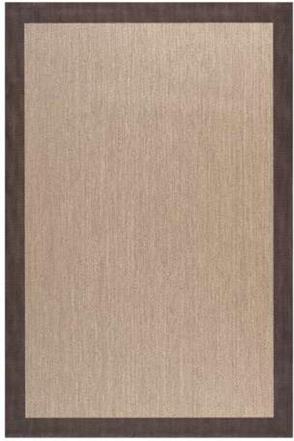 Storesdeco Premium vinyl vloerkleed antislip binnen buiten – donkerbruin 160 x 230 cm
