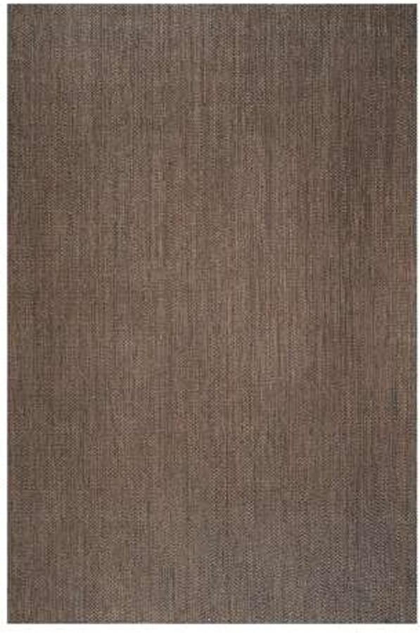 Storesdeco Premium vinyl vloerkleed antislip binnen buiten – donkerbruin 80 x 150 cm