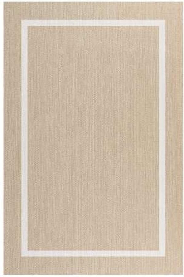 Storesdeco Premium vinyl vloerkleed wasbaar antislip en slijtvast – rechthoek Wit 80x150 cm