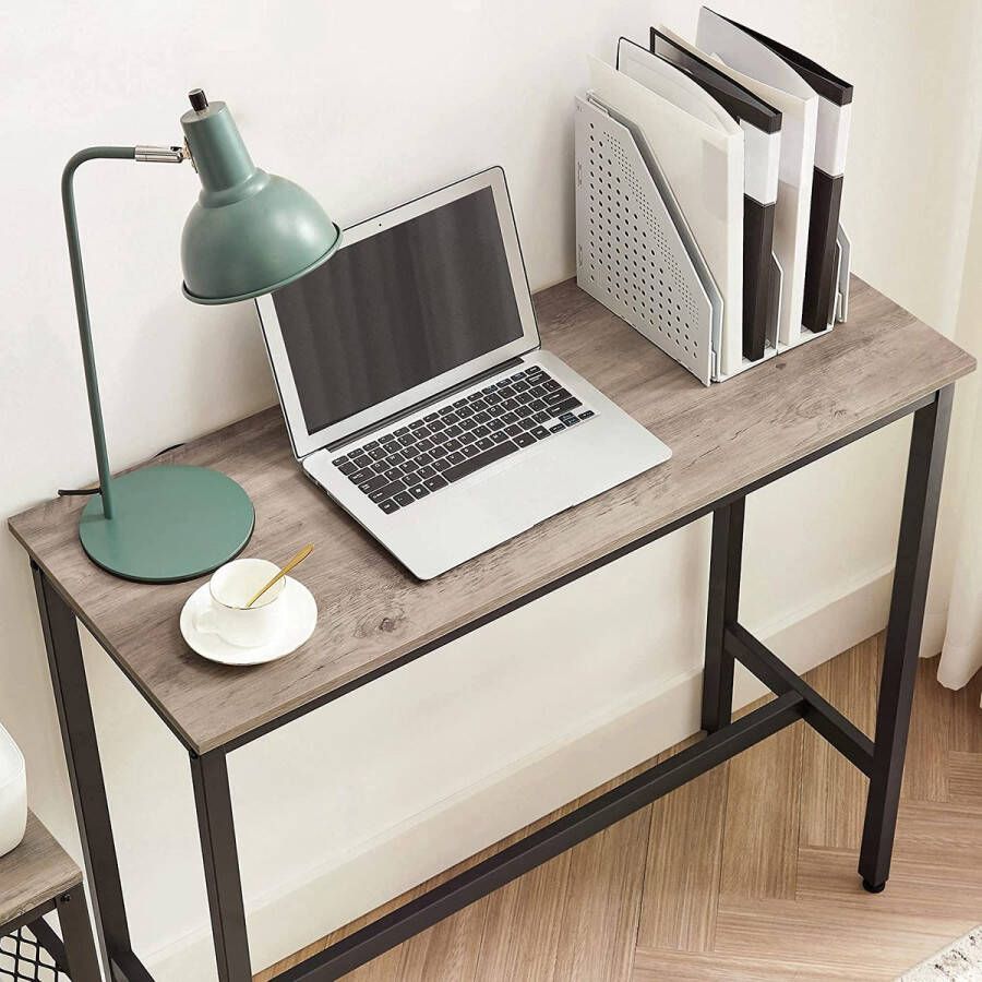 STRAK Meubelen Bartafel Bijzettafel Aanrecht Keukentafel Grijs Zwart