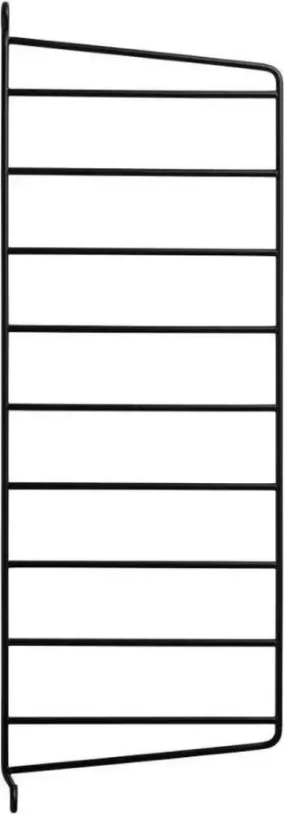 String Furniture AB String Wall Side Panel zwart afzonderlijk 75 x 20 cm