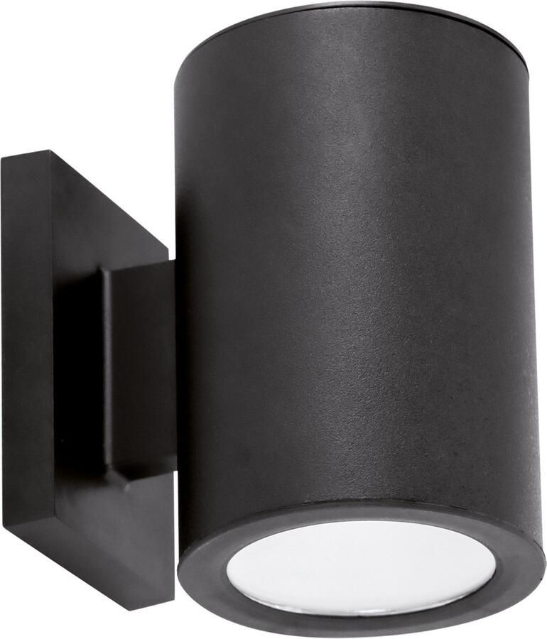 STRÜHM Bastion Solar Wandlamp Buiten – Solar Tuinverlichting – Zonne Energie Buitenverlichting – Buitenlamp – Sfeer Verlichting 12.5 x 8 x 11.5 cm – Zwart SET VAN 5 STUK