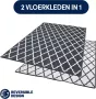 Studio M Luxe Buitenkleed – PERSIAN – Dubbelzijdig Vloerkleed Buiten – Buitentapijt 120x160 cm – Grijs – Tuintapijt met Omkeerbaar Design 100% gemaakt in België - Thumbnail 4