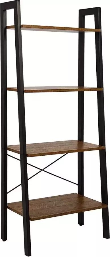 StudioJacquí Studio Jacquí boekenkast Industirele look open kast 4 planken 138 x 56