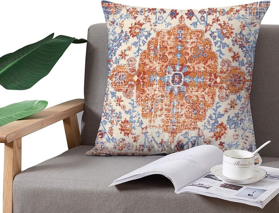 Stunq Decoratieve Boho Kussensloop 40 x 40 cm voor Bank en Slaapkamer