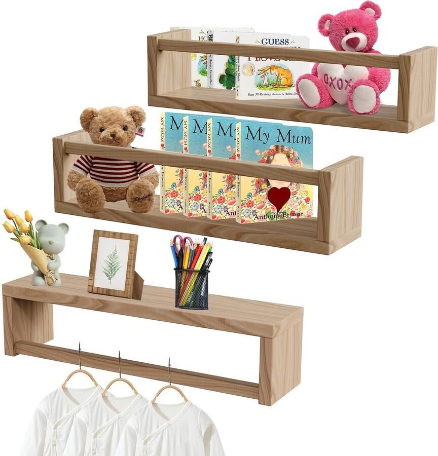 Stunq Houten wandrek voor kinderkamer met flexibel design en eenvoudige montage