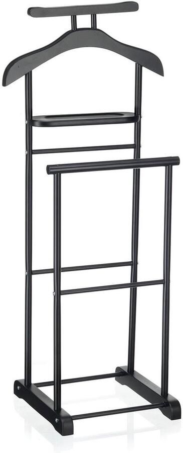 Stunq Moderne staande garderobe met vijf ophangstaven en legplankje