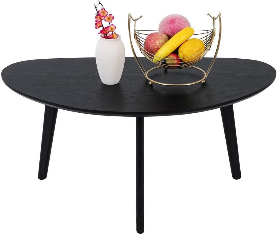 Stunq Ovale salontafel met massief eiken poten voor stijlvolle woonkamer