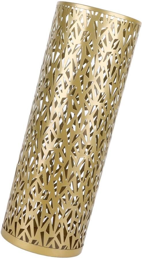 Stunq Stijlvolle metalen parapluhouder voor entree met multifunctionele opbergmogelijkheden Goud