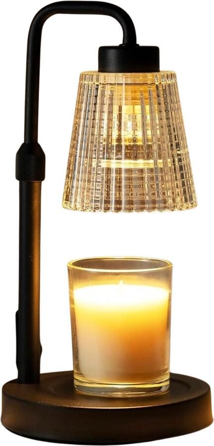 Stuyver Candle warmer Kaars warmer lamp Kaars lamp Candle warmer lamp Kaars verwarmer Candle lamp Candle lamp warmer Electric candle warmer Met timerfunctie en instelbare helderheid Zwart