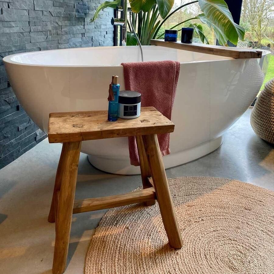 Stylingathome Steigerhoutpassie Oude Houten Kruk