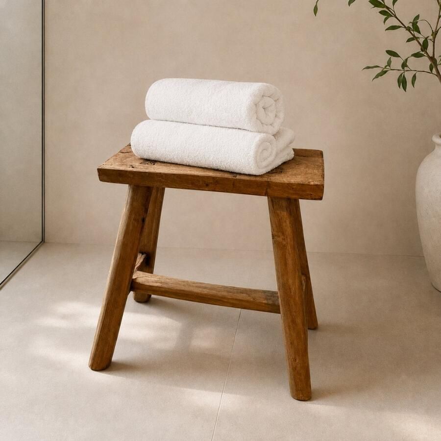 Stylingathome Steigerhoutpassie Oude Houten Kruk - Foto 3