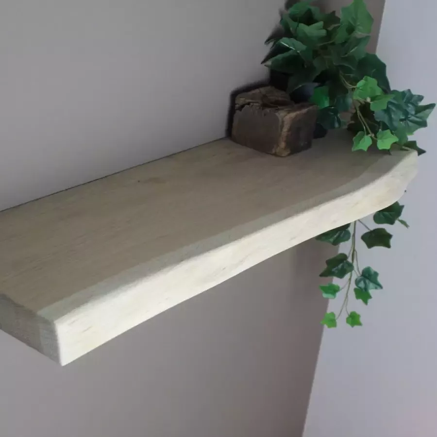 Stylingathome Wandplank Zwevend Eiken Boomstam – 60cm