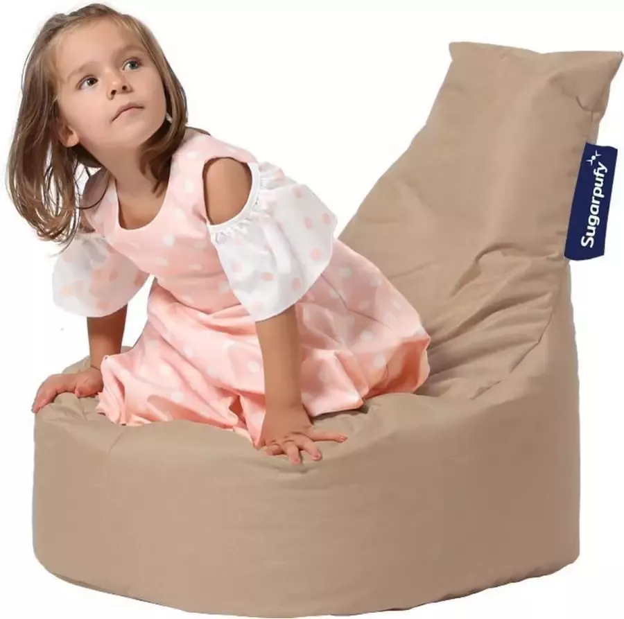 Sugarpufy Gamer Zitzak Kids Waterafstotend Beige