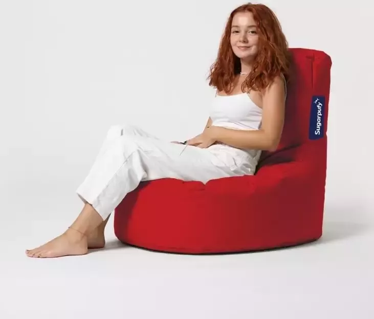 Xoft Living – Gaming Zitzak – Rood – Ergonomisch – Teens & Volwassenen - Foto 3